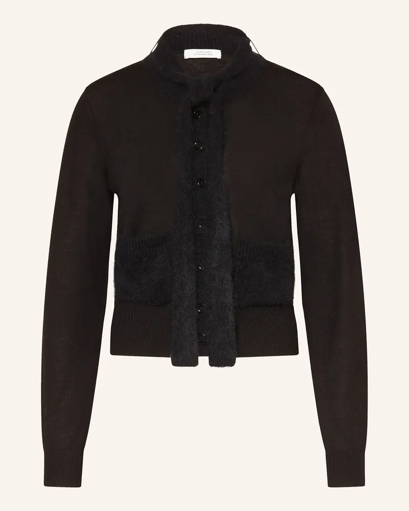 Dorothee Schumacher Strickjacke Merino Romance schwarz Schwarz