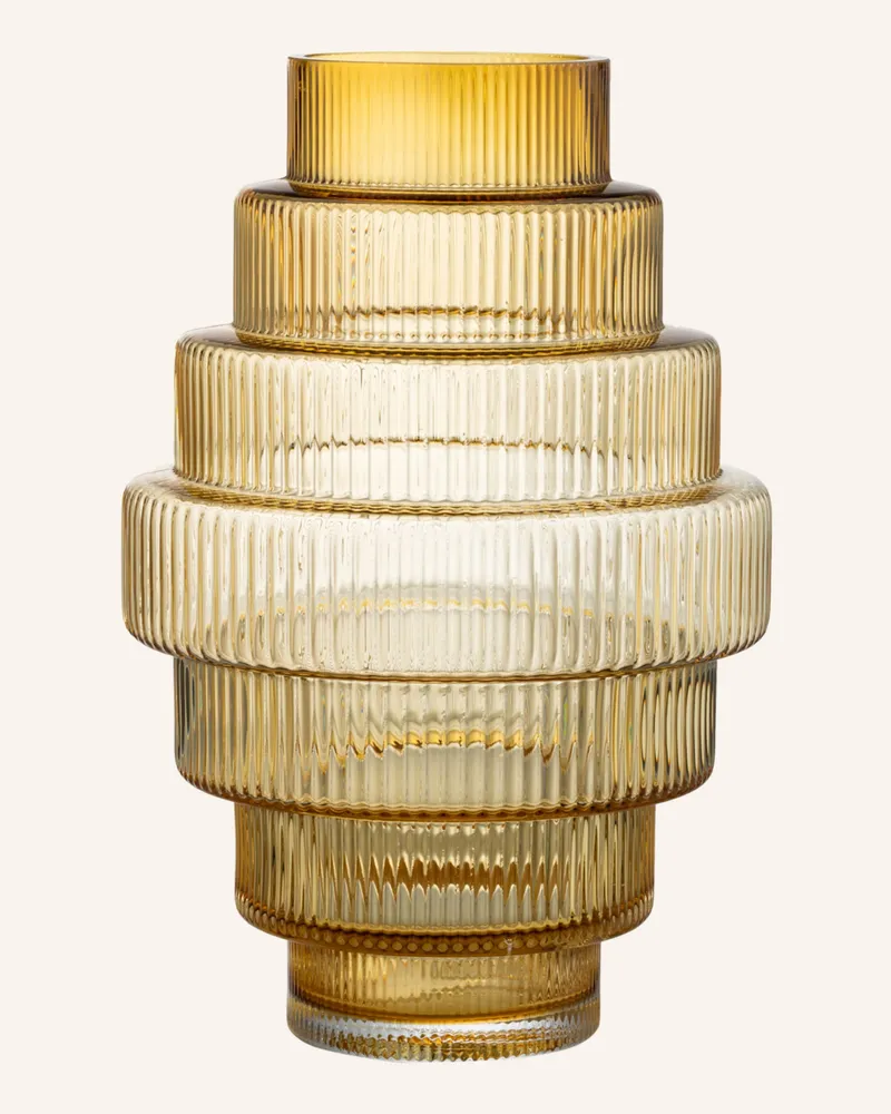 POLSPOTTEN Vase Steps gelb Gelb