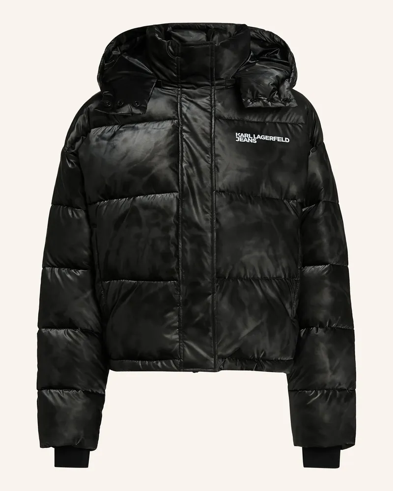 Karl Lagerfeld Jacke schwarz Schwarz