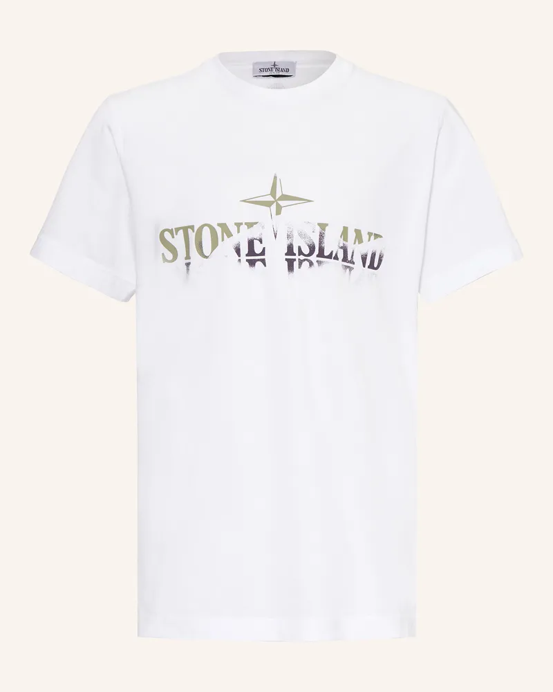 Stone Island T-Shirt Weiss