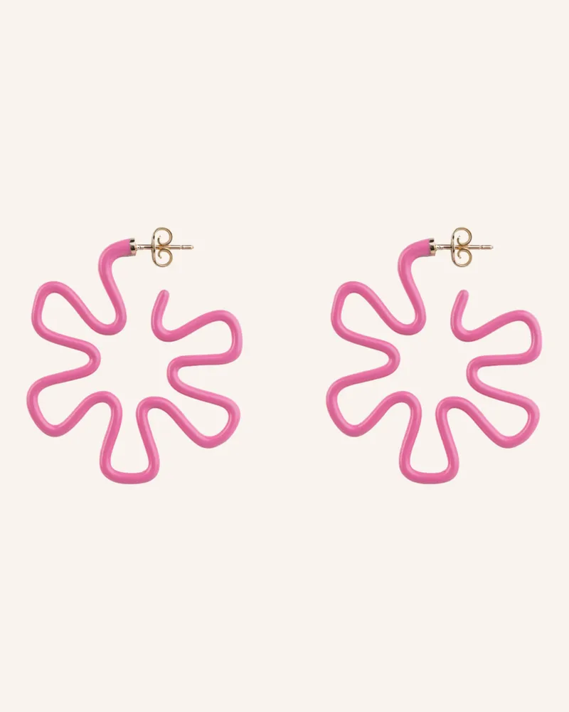 Bea Bongiasca Creolen B Pink rosa Pink