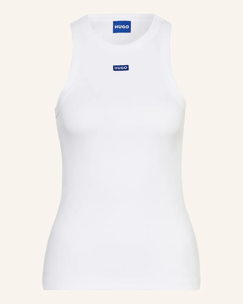 HUGO BOSS Top Easy Tank weiss Weiss