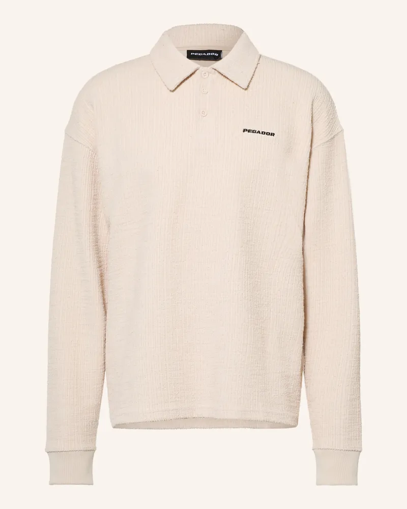 PEGADOR Strick-Poloshirt Fascia beige Ecru