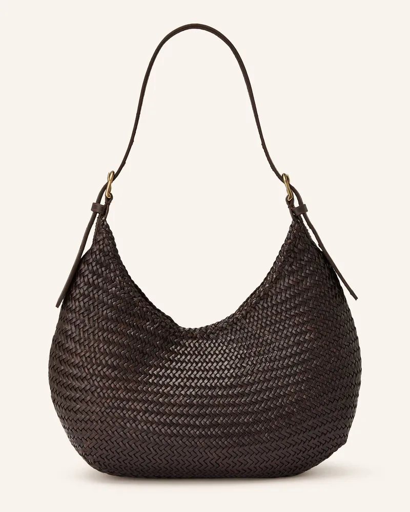 Dragon Diffusion Hobo-Bag LUNA MEZZA MEDIUM Dunkelbraun
