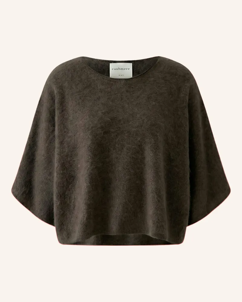 Oui  Cashmere-Pullover Mit 3/4-Arm braun Dunkelbraun