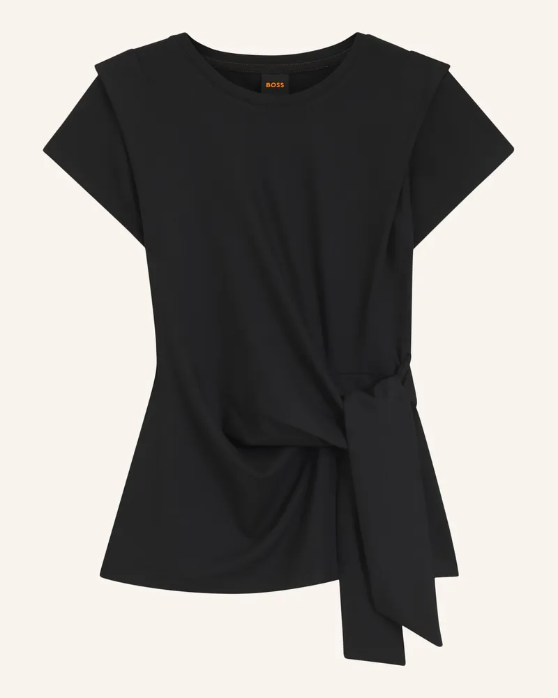 HUGO BOSS T-Shirt C_Erlan Regular Fit schwarz Schwarz
