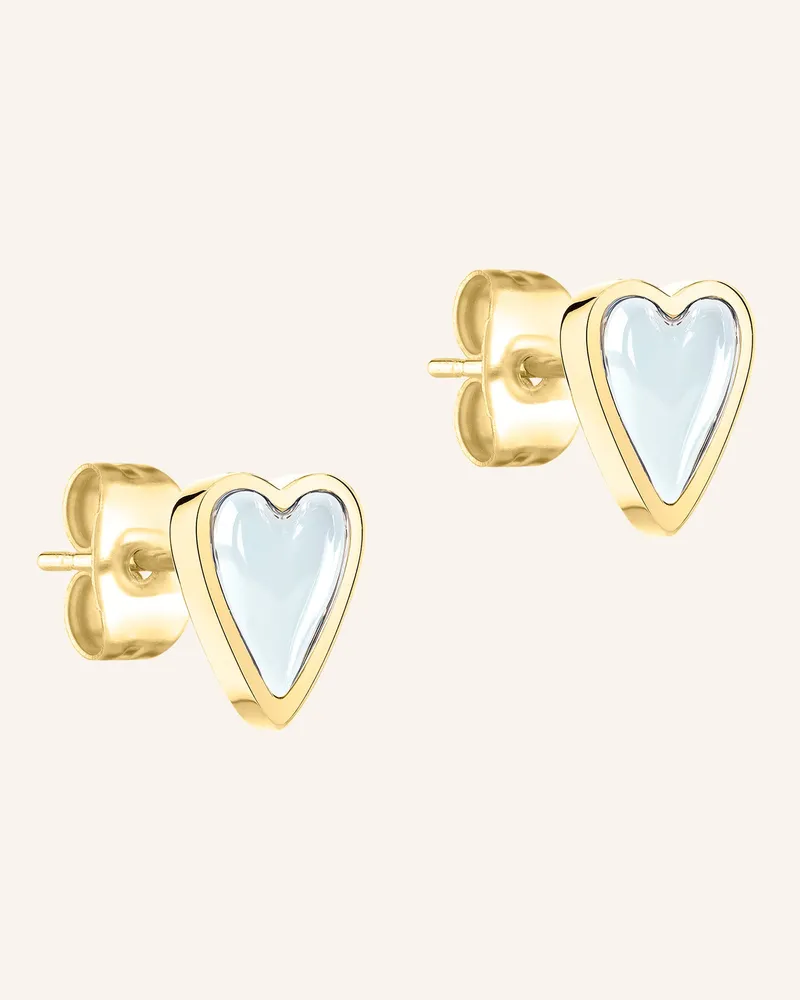 Liebeskind Ohrstecker  aus  Edelstahl Gold