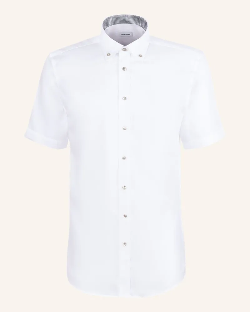 Seidensticker Business Hemd Slim Fit weiss Weiss