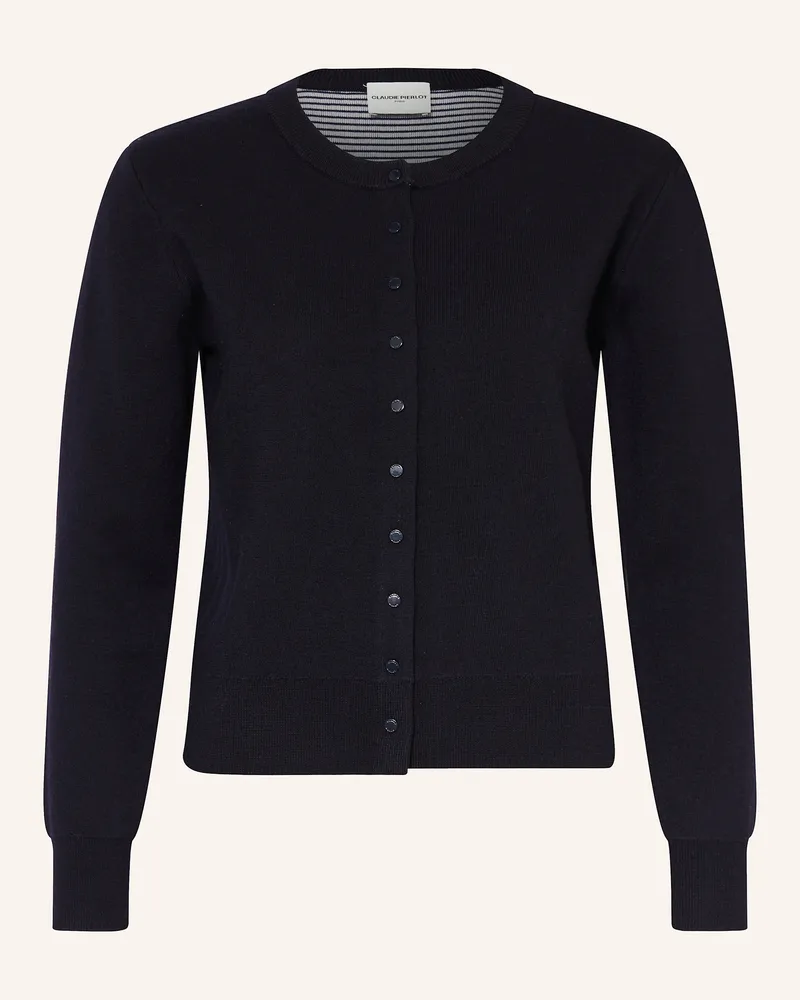 Claudie Pierlot Strickjacke blau Dunkelblau