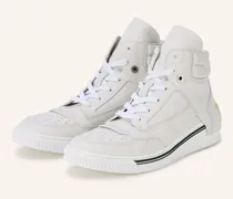 Hightop-Sneaker weiss