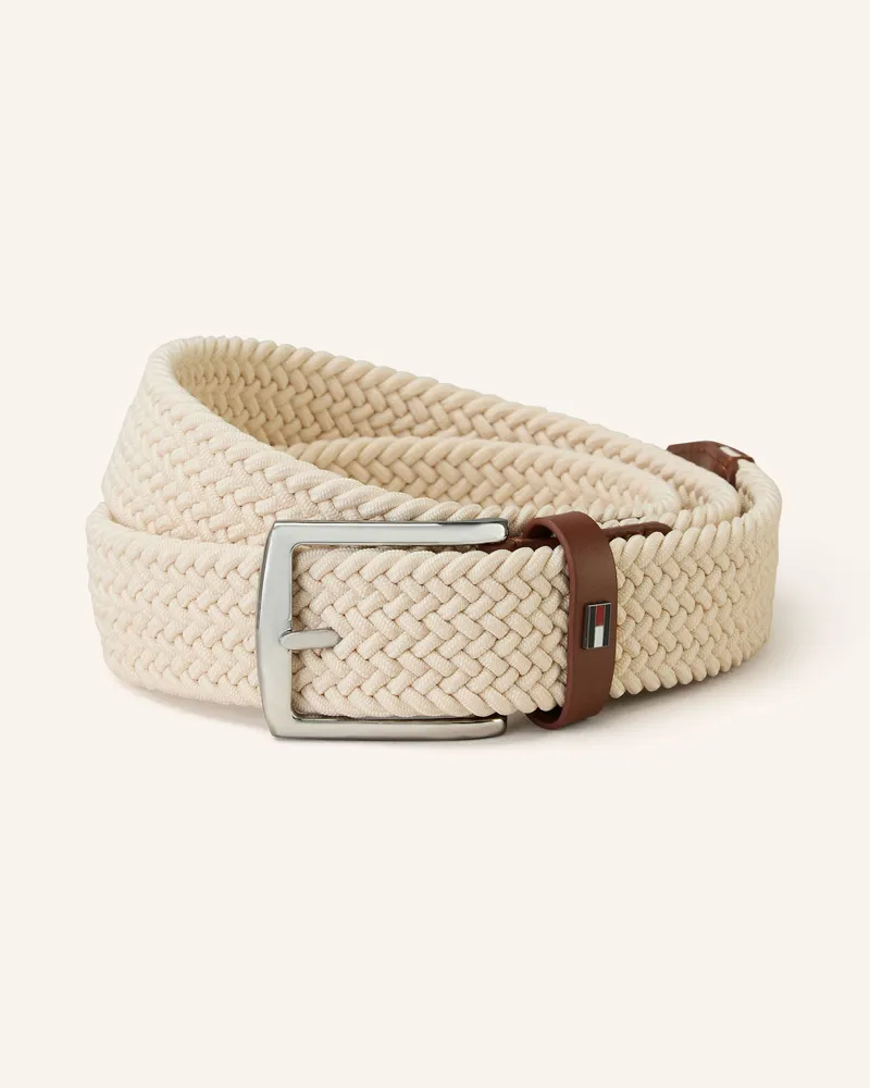 Tommy Hilfiger Flechtgürtel DENTON Ecru