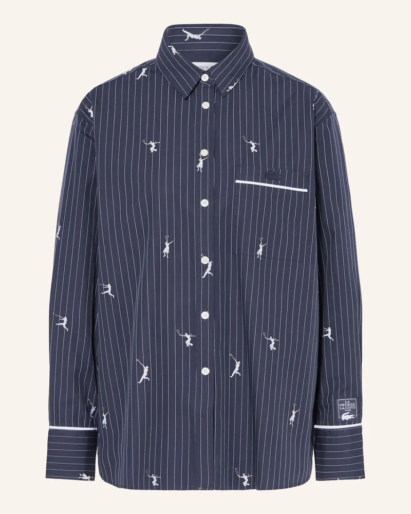 Lacoste Hemdbluse Dunkelblau