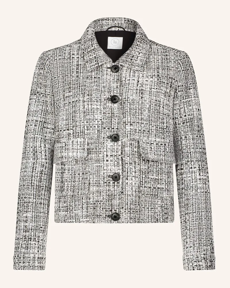 Betty Barclay Tweed-Jacke Weiss