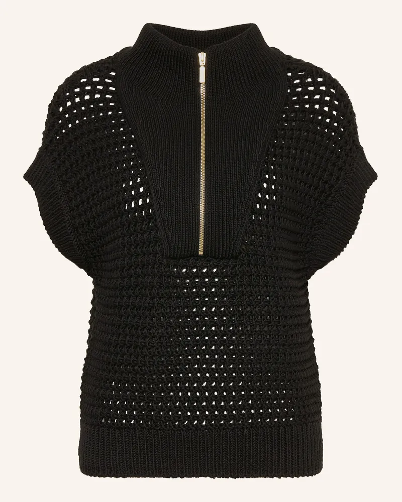 Barbour Strickshirt Niamh schwarz Schwarz