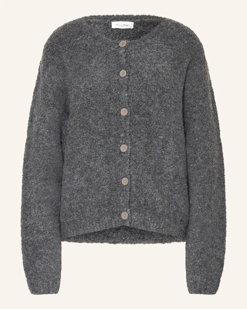 American Vintage Strickjacke ZOLLY Dunkelgrau