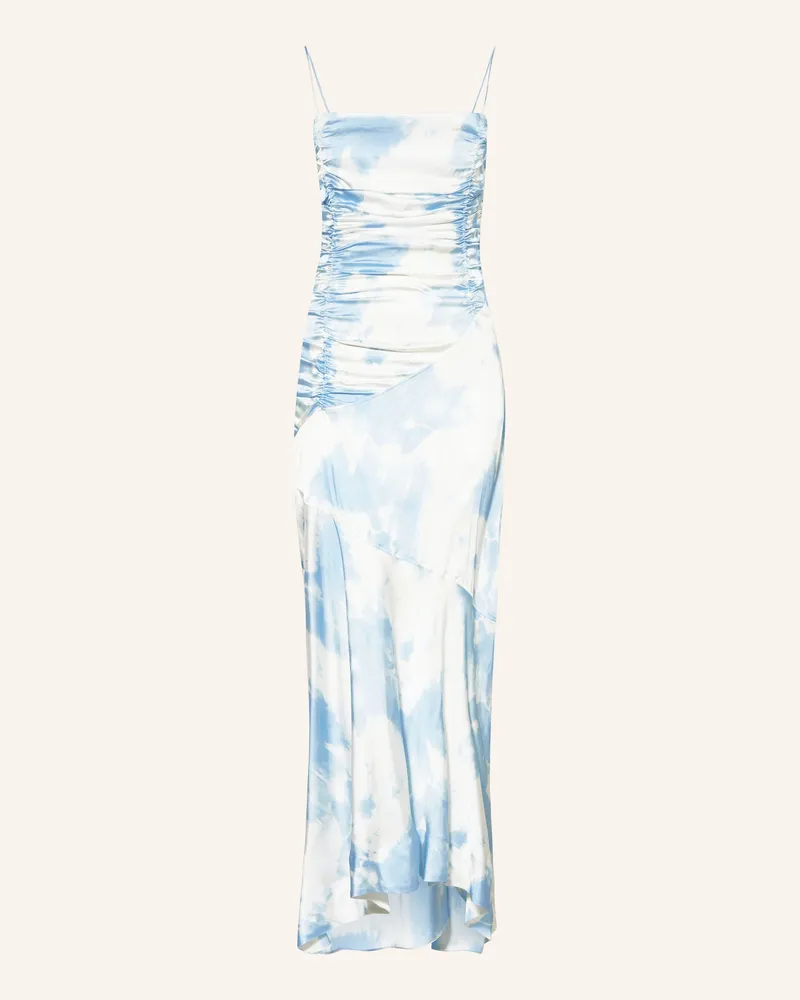 Ganni Satinkleid Hellblau