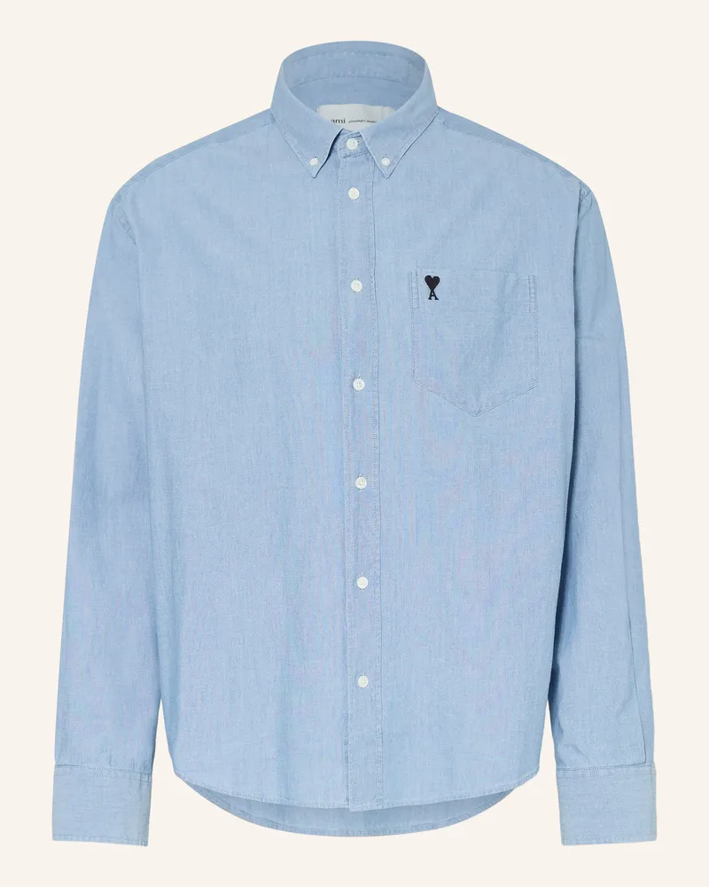 AMI Paris Hemd Comfort Fit Hellblau