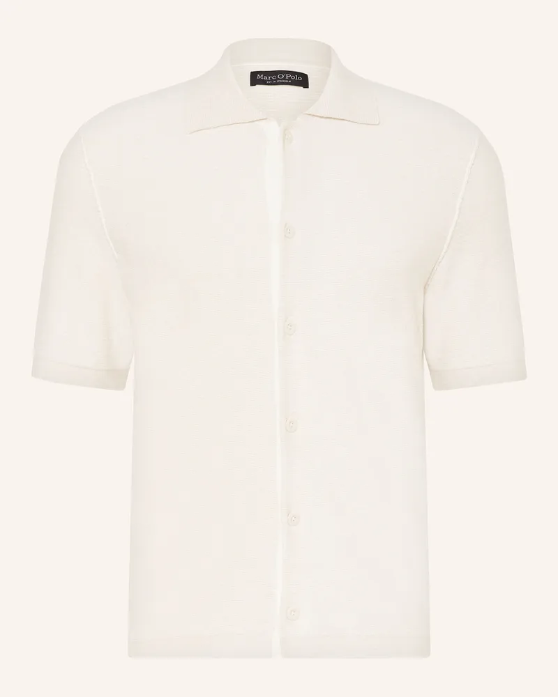 Marc O'Polo Kurzarm-Hemd Creme