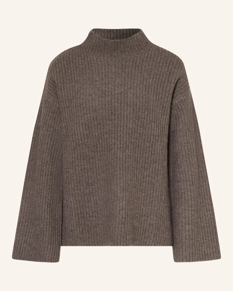 Mrs & HUGS Pullover Mit Cashmere braun Braun