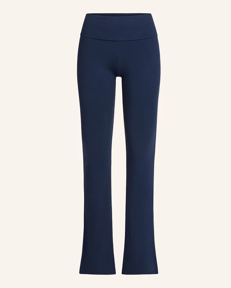 SKIMS Lounge-Hose Cotton Jersey blau Dunkelblau