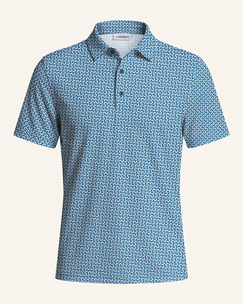 J.Lindeberg Performance‑Polo‑Top blau Blau