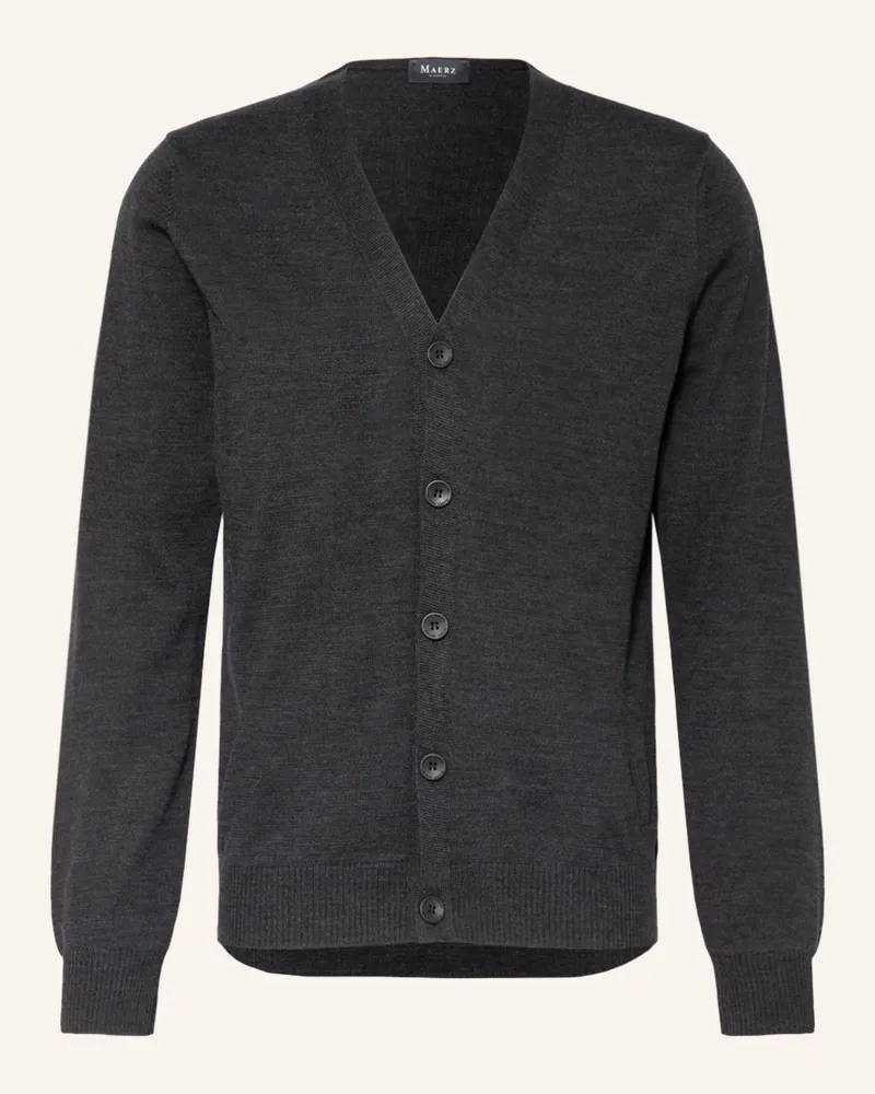 Maerz Strickjacke grau Dunkelgrau