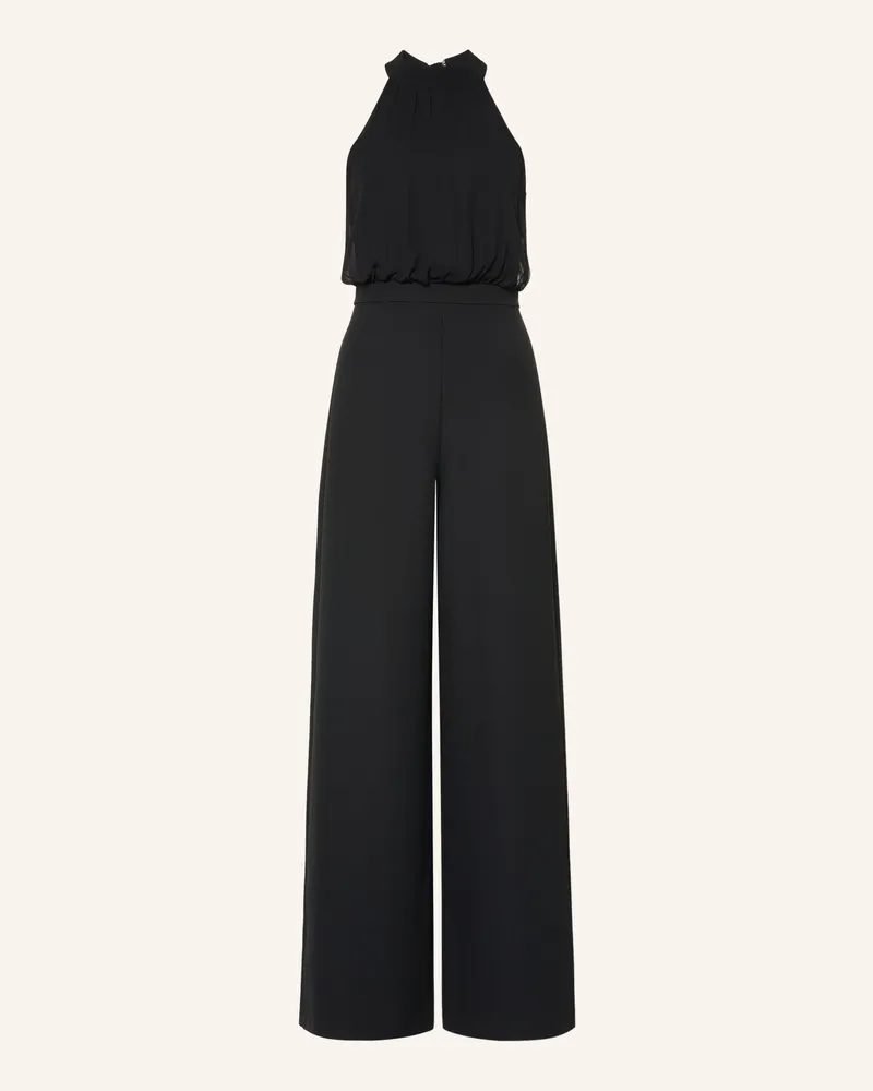 MAX&Co. Jumpsuit denver1 Im Materialmix Mit Schluppe schwarz Schwarz