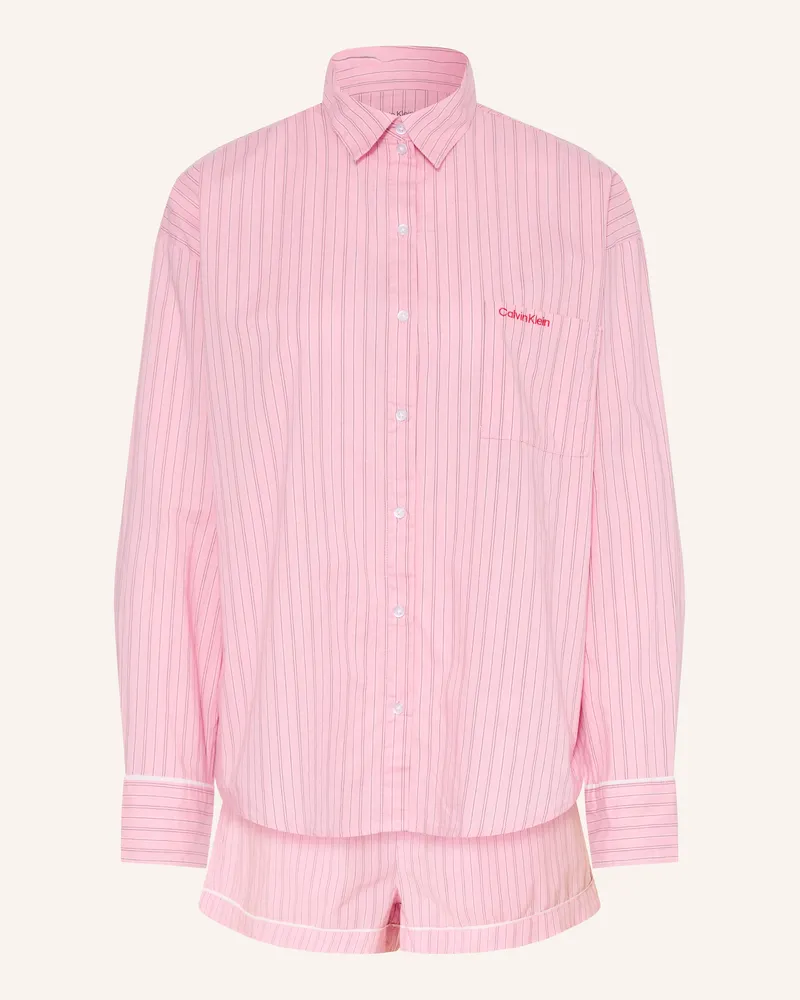 Calvin Klein Shorty-Schlafanzug pink Rosa