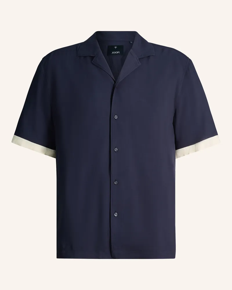 JOOP! Kurzarm-Hemd Regular Fit Dunkelblau