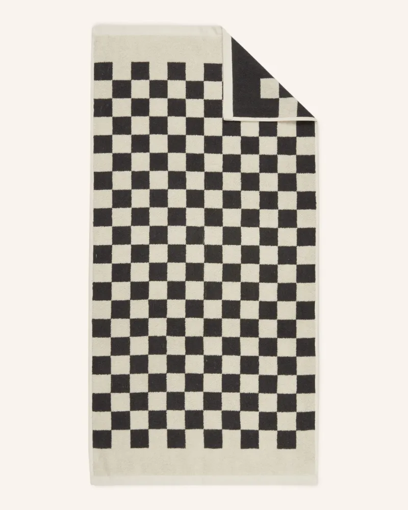 Marc O'Polo Handtuch CHECKER Dunkelgrau