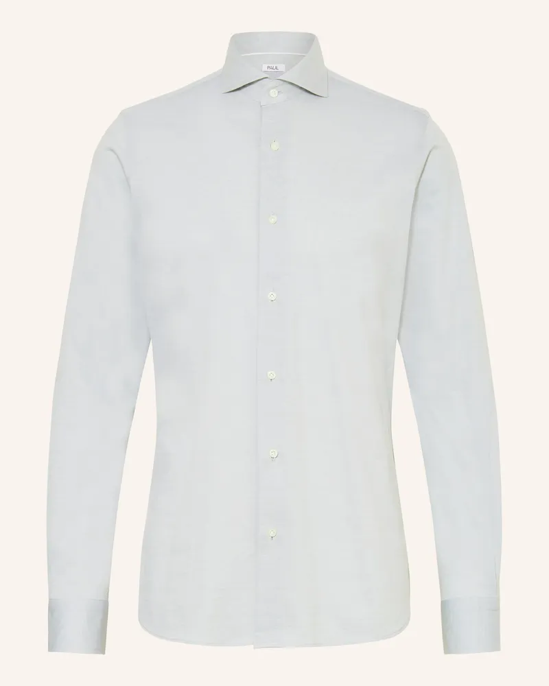 paul Piqué-Hemd Slim Fit Hellgrün