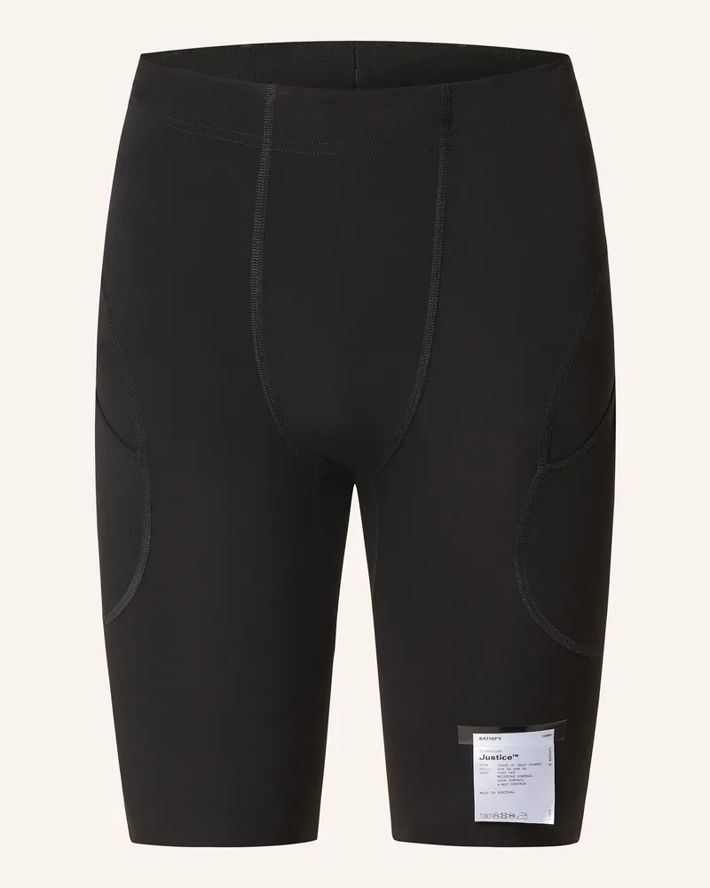 Satisfy Lauf-Tights Justice™ Cargo 9" schwarz Schwarz