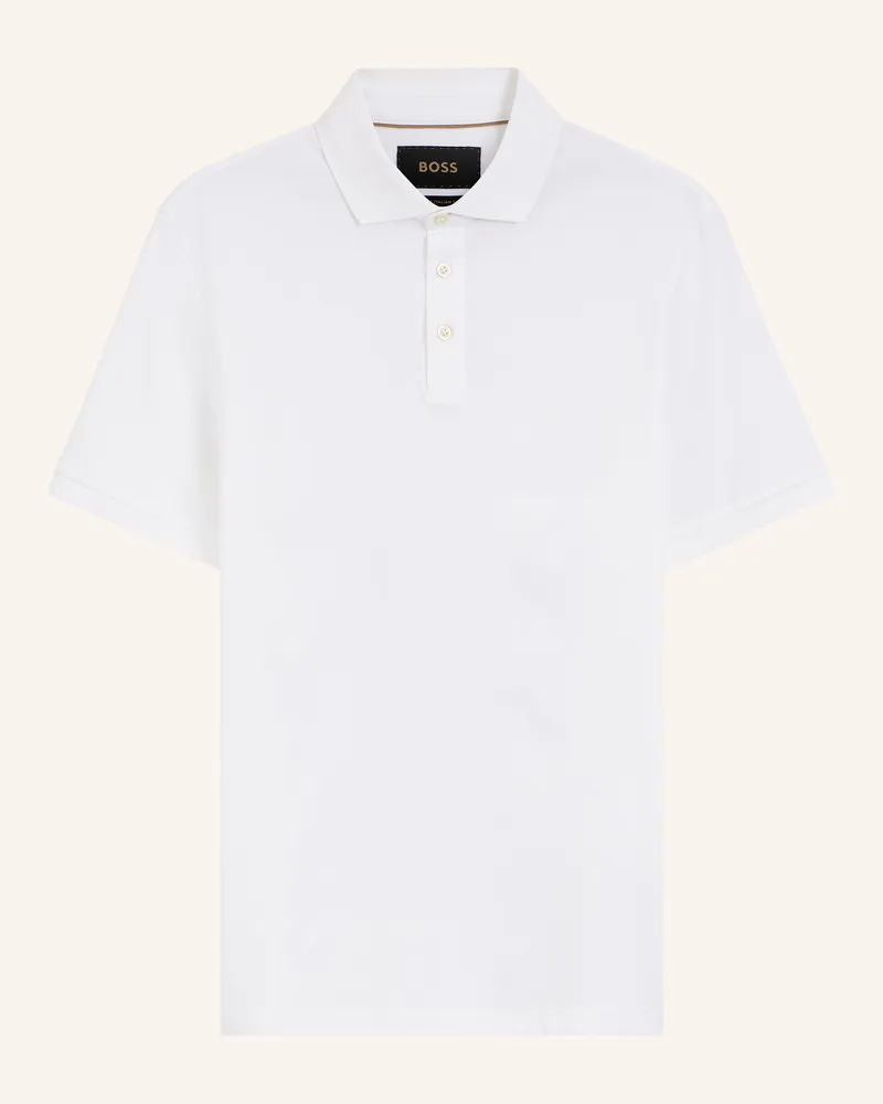 HUGO BOSS Poloshirt Perry 14 Regular Fit weiss Weiss