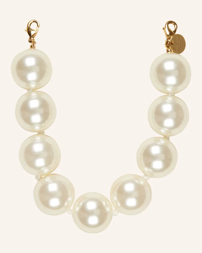 Cheeky Chain Munich Smartphone-Kette WILMA mit Schmuckperlen Weiss