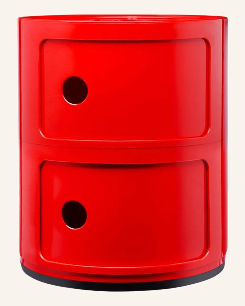 Kartell Beistelltisch Componibili rot Rot