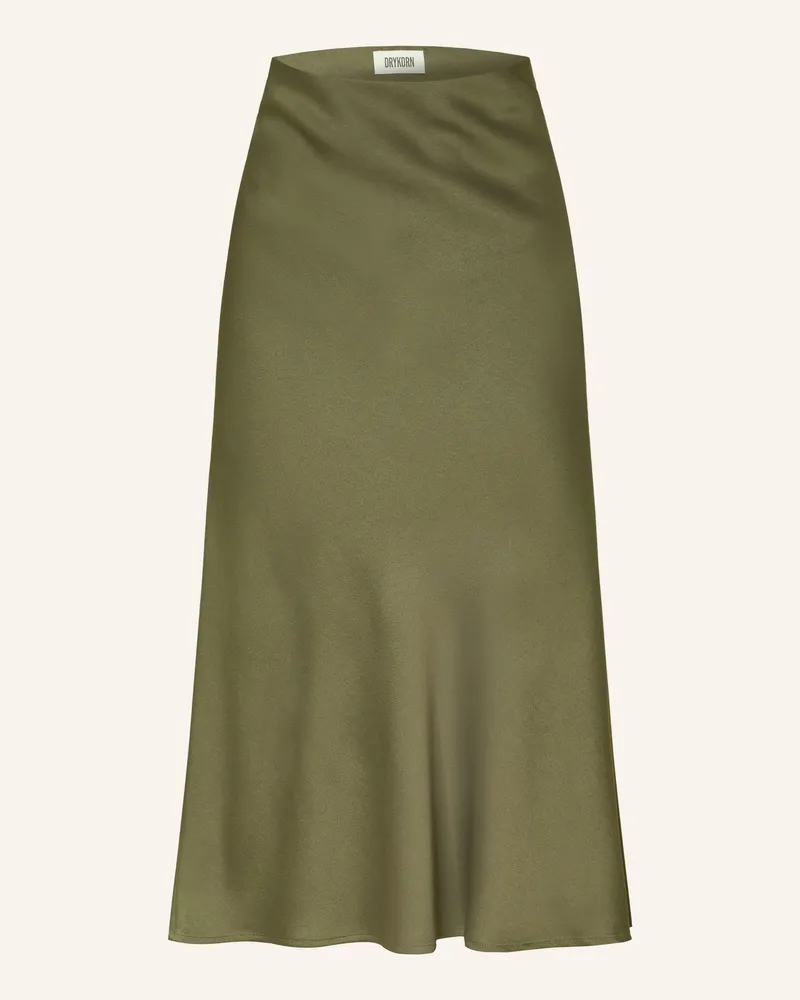 Drykorn Satinrock Ura gruen Oliv