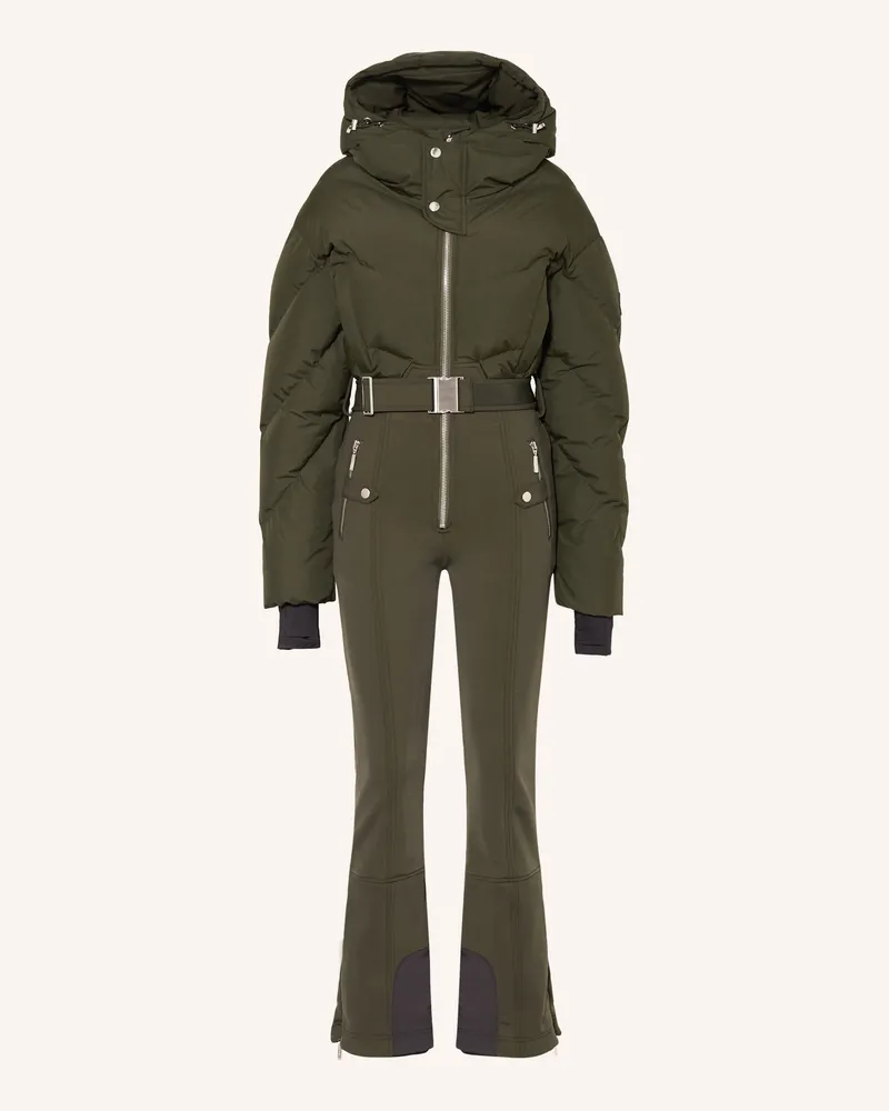 CORDOVA Daunen-Ski-Overall AJAX Dunkelgrün