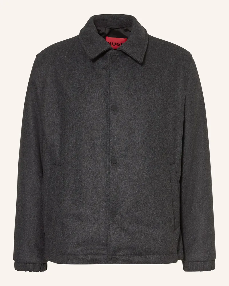 HUGO BOSS Overjacket Baks grau Dunkelgrau