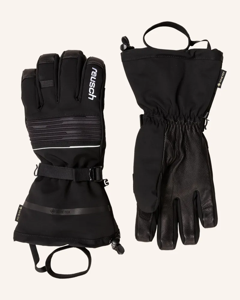 Reusch Skihandschuhe Isidro Gtx Mit Leder schwarz Schwarz
