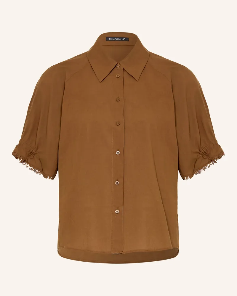 Luisa Cerano Hemdbluse Braun