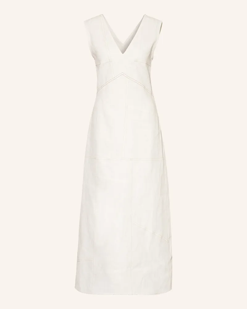 Jil Sander Leinenkleid Ecru