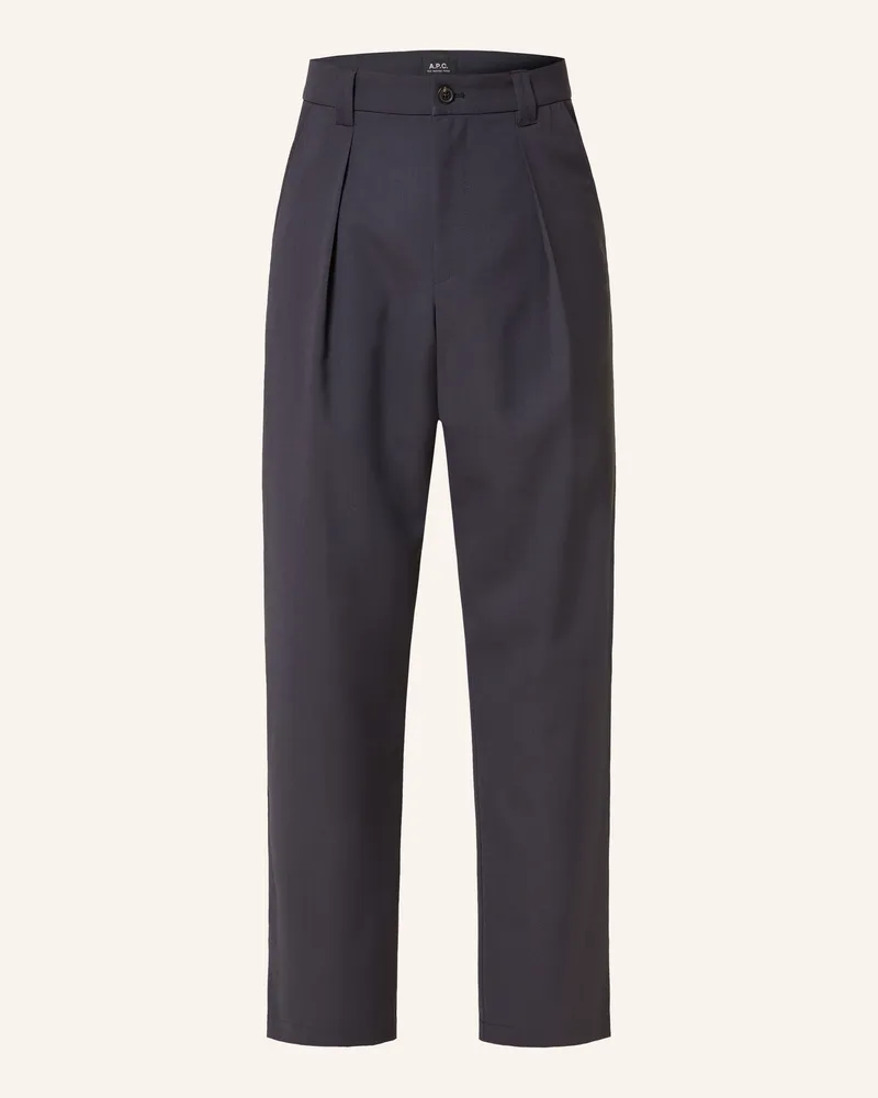 A.P.C. Hose Renato Wide Fit blau Dunkelblau
