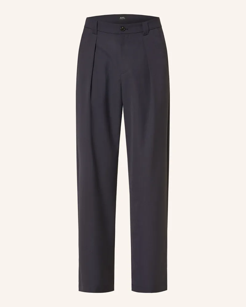 A.P.C. Hose Renato Wide Fit blau Dunkelblau