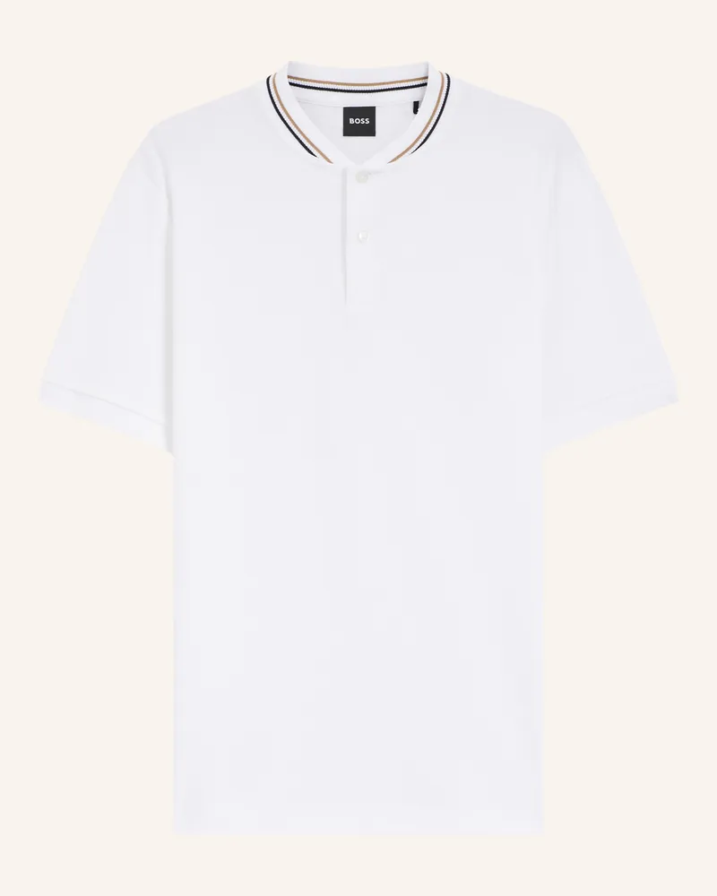 HUGO BOSS Poloshirt C-PRATT 40 Regular Fit Weiss