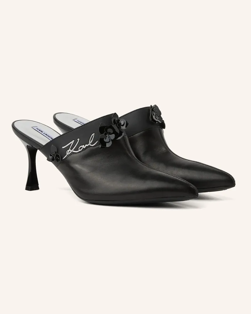 Karl Lagerfeld Polyurethanemps schwarz Schwarz