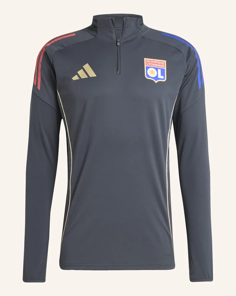adidas Olympique Lyon Tiro 25 Competition Trainingsoberteil grau Grau