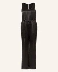 Mrs & HUGS Satin-Jumpsuit Schwarz