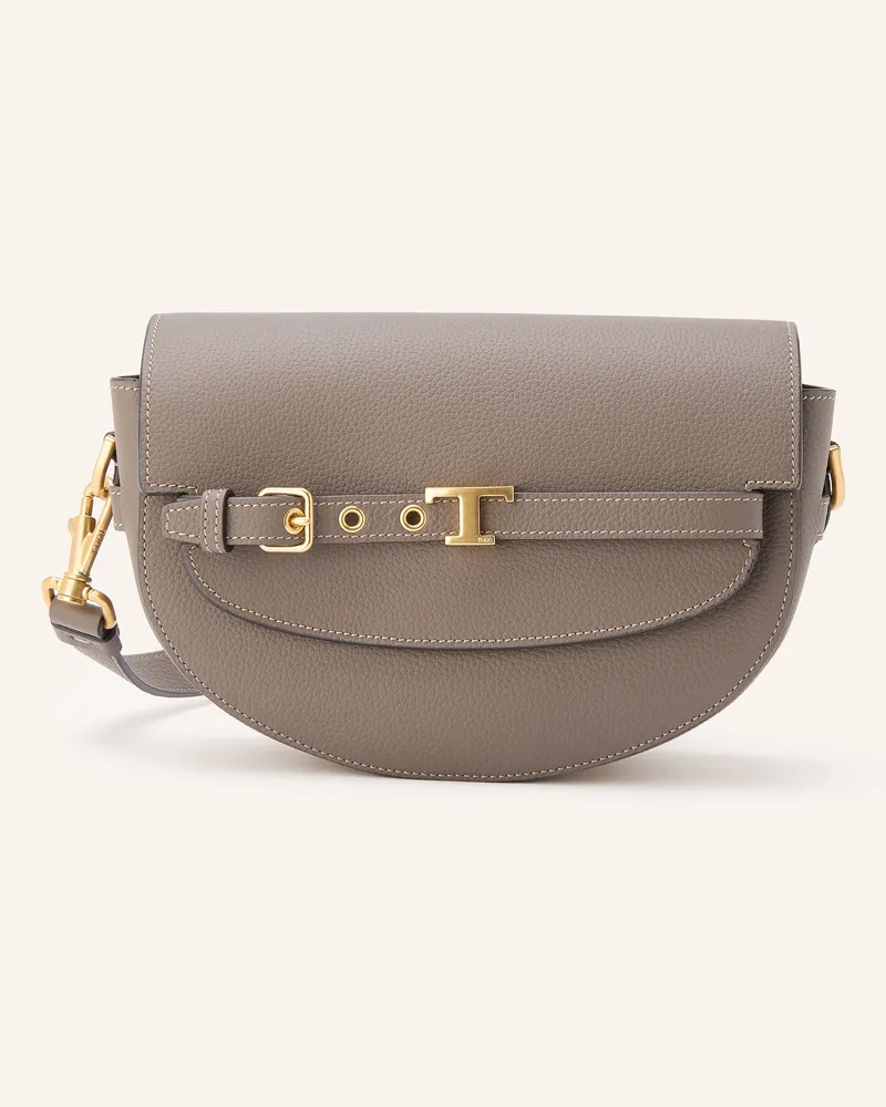 TOD'S Umhängetasche T Signature braun Taupe