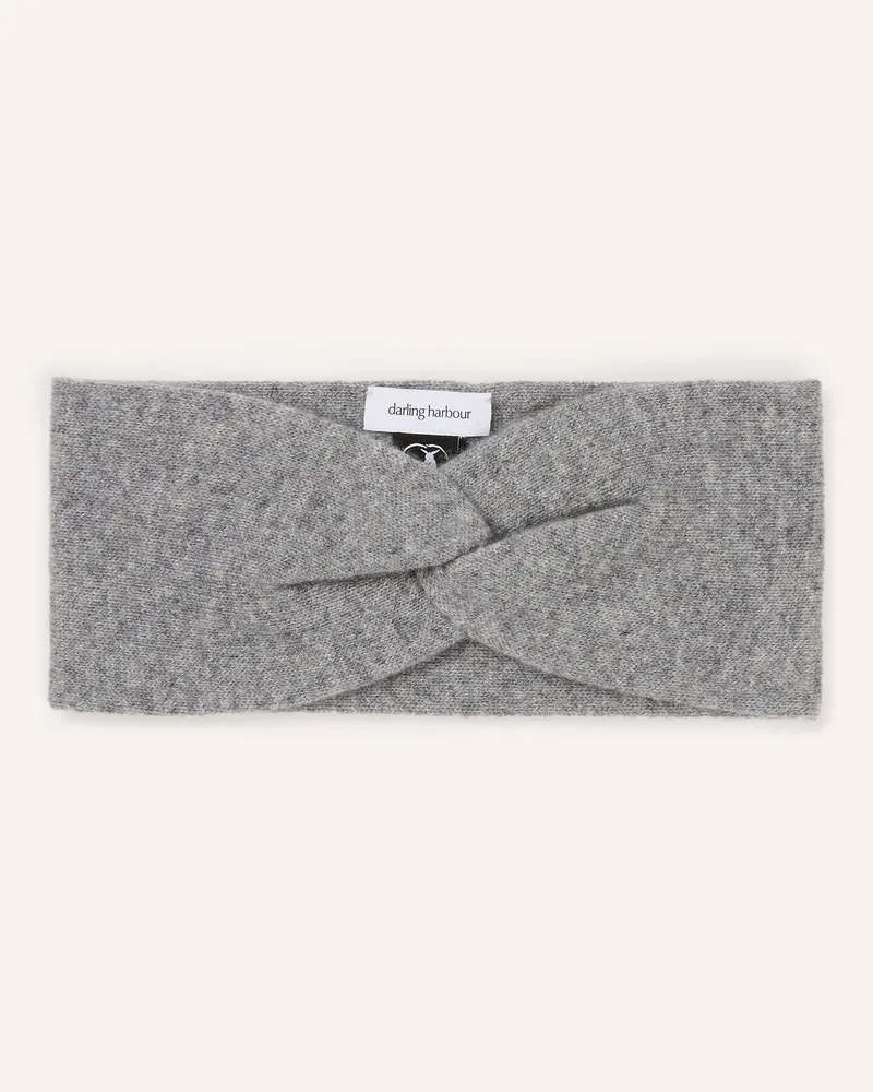 Darling Harbour Stirnband Aus Cashmere grau Grey