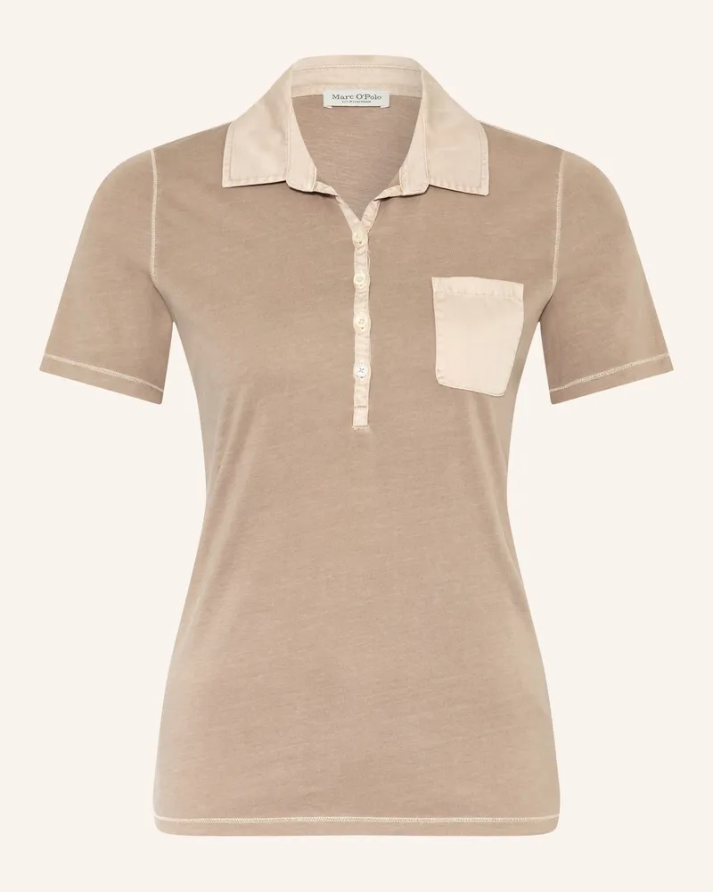Marc O'Polo Jersey-Poloshirt Beige